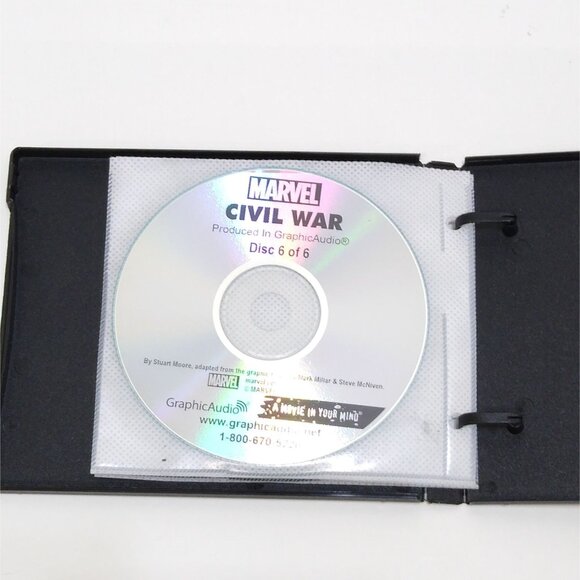 Marvel GraphicAudio Civil War Audiobook Stuart Moore 6 Hours 6 CDs Stuart Moore - Picture 6 of 7